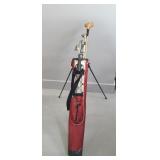 GOLF BAG W/ CLUBS, BEGINNERS