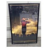 TIGER WOODS FRAMED POSTER
