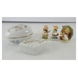 DECORATIVE TRINKET BOXES & HUMMEL FIGURINES
