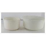 (2) GLASS MIXER BOWLS