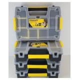 (4) STANLEY SORTMASTER PARTS ORGANIZERS