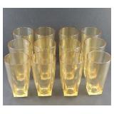 (12) IRIDESCENT WATER GLASSES