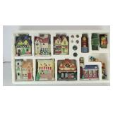 VILLAGE SET, NO LIGHTS OR CORD