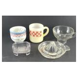 GLASS FUNNEL, REAMER & MORE