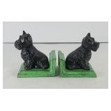 CAST IRON SCOTTIE BOOKENDS