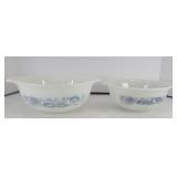 (2) MID CENTURY SERVING DISHES