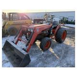 KUBOTA L3410 WITH BUSH HOG LOADER