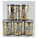 (5) RECORD BREAKERS BASEBALL CARDS IN TINS