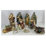 CERAMIC NATIVITY SET