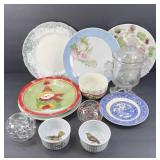 VICTORIAN COVERED SUGAR & ASSTD CHINA