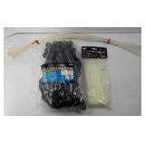 (100) 6 INCH BALL BUNGEES & CABLE TIES