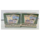 (2) DESERT STORM CARD SETS 1S