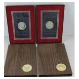 (2) EISENHOWER $1 COINS - 1970S