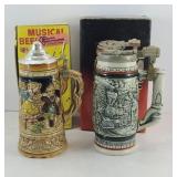 (2) COLLECTOR BEER STEINS