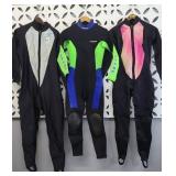 (3) SMALL WET SUITS
