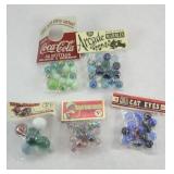(5) BAGS OF MARBLES