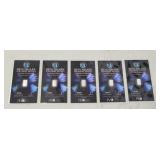 (5) 1 GRAIN FINE SILVER