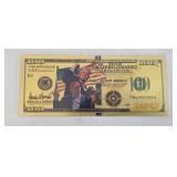 FANTASY GOLD CERTIFICATE - TRUMP