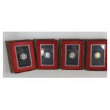 (4) EISENHOWER COLLECTOR COINS - 1970S