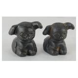 (2) CAST IRON GRISWOLD PUPS