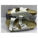 BIRKENSTOCK ARIZONA WHITE SANDALS
