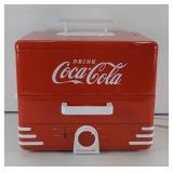 COCA COLA COOLER, HOT DOG BUN WARMER