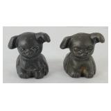 (2) CAST IRON GRISWOLD PUPS