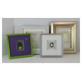 (4) PCS MODERN ART DECOR BY ABBIE PARMELE