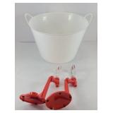 (2) BOTTLE DISPENSERS & BUCKET