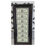 (7) $2 BILLS CONSECUTIVE SN, UNCIRCULATED 2017A