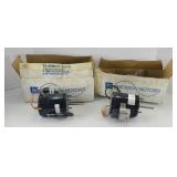 (2) ELECTRIC MOTORS (NEW IN BOX)