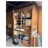 ANTIQUE COLUMBUS BAKERY DISPLAY CASE