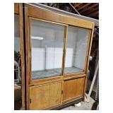ANTIQUE COLUMBUS BAKERY DISPLAY CASE