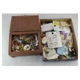 JEWELRY BOX W/ ASSTD JEWELRY