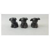 (3) CAST IRON GRISWOLD PUPS