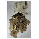(500) WHEAT PENNIES