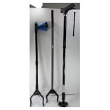 ADJUSTABLE CANE & REACHING TOOLS