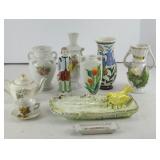 ASSTD CHINA VASES & FIGURINES
