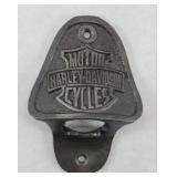 HARLEY DAVIDSON CAST METAL BOTTLE OPENER