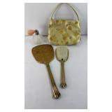 MIRROR & COMB SET, PERFUME BOTTLE & MAKEUP BAG
