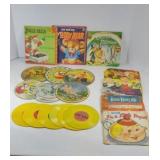 VINTAGE CHILDRENS RECORDS & BOOKS