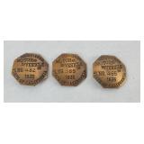 (2) CALIFORNIA METAL DRIVING LICENSE