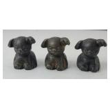 (3) GRISWOLD CAST IRON PUPS