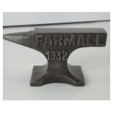 FARMALL CAST IRON PAPERWEIGHT ANVIL