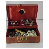 JEWELRY BOX W/ JEWELRY