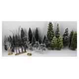 ASSTD VILLAGE CHRISTMAS TREES