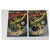 (2) EARLY SPACE ACE MAGAZINE
