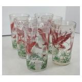 (6) ANCHOR HOCKING DUCK GLASSES