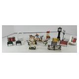 (15) ASSTD CHRISTMAS VILLAGE ACCENTS