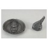 INDIAN MOTORCYCLE ASHTRAY & PAPERWEIGHT